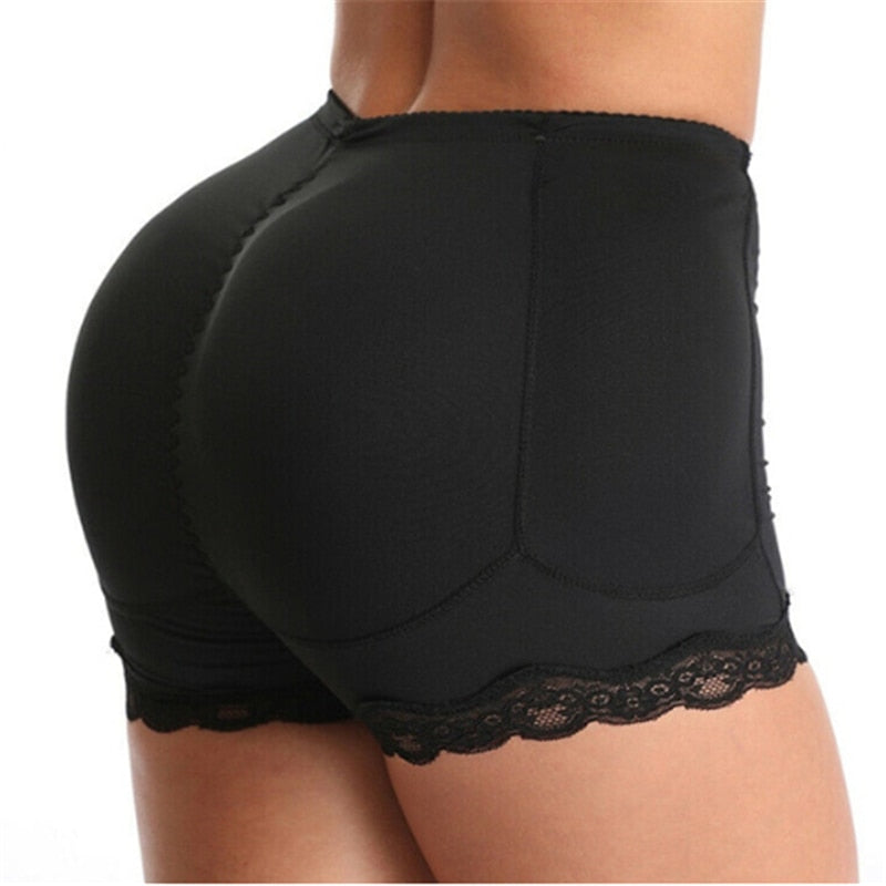 Butt Up - Calcinha Modeladora Levanta Bumbum, rendada cintura alta e com controle de barriga.